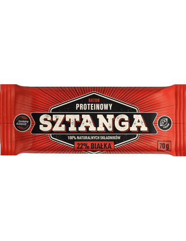 BATON PROTEINOWY SZTANGA BEZGLUTENOWY 70 g - ZMIANY ZMIANY