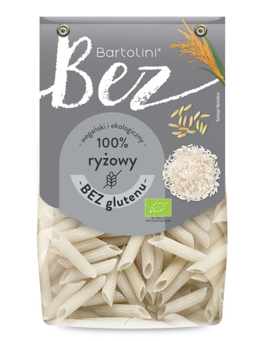 MAKARON (RYŻOWY) PENNE BEZGLUTENOWY BIO 250 g - BARTOLINI