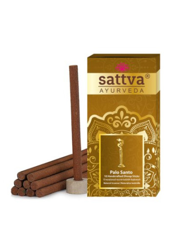 KADZIDEŁKA INDYJSKIE SŁUPKOWE PALO SANTO (10 szt.) 20 g - SATTVA (AYURVEDA)