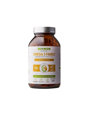 OMEGA-3 FAMILY 225 KAPSUŁEK - BIOWEN
