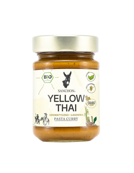 PASTA CURRY YELLOW THAI BEZGLUTENOWA BIO 190 g -  SANCHON