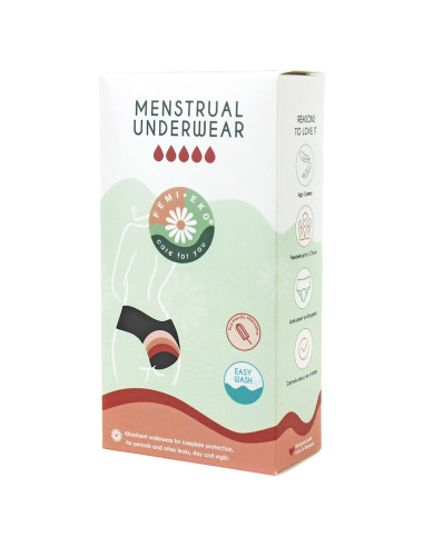 MAJTKI MENSTRUACYJNE MODEL IDA ROZMIAR S - FEMI.EKO