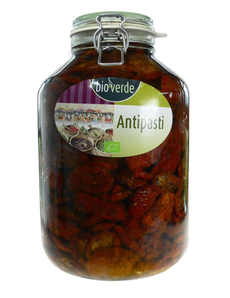 POMIDORY SUSZONE NA SŁOŃCU W OLEJU BIO 4,75 kg (SŁOIK) - BIO-VERDE