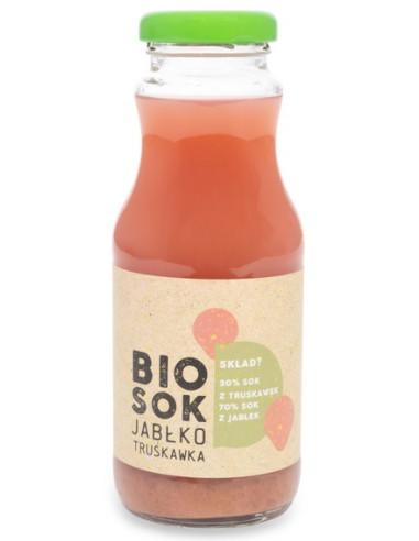 SOK JABŁKOWO - TRUSKAWKOWY NFC BIO 250 ml - OWOCOWE SMAKI