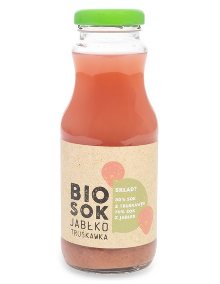 SOK JABŁKOWO - TRUSKAWKOWY NFC BIO 250 ml - OWOCOWE SMAKI