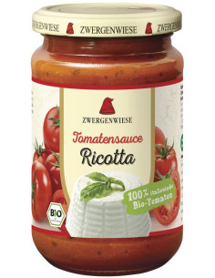 SOS POMIDOROWY Z RICOTTĄ BEZGLUTENOWY BIO 340 ml - ZWERGENWIESE