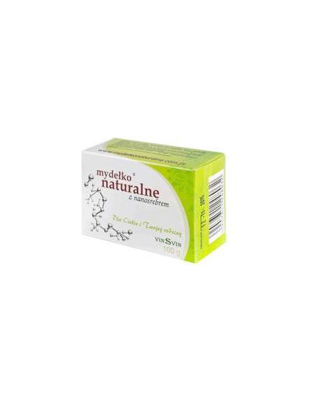 Mydełko Naturalne z Nanosrebrem - 100g - VinSvin