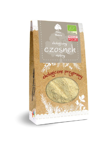CZOSNEK MIELONY BIO 50 g - DARY NATURY
