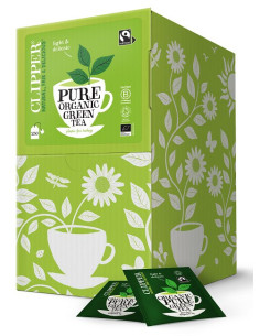 HERBATA ZIELONA FAIR TRADE BIO (250 x 2,0 g) 500 g - CLIPPER