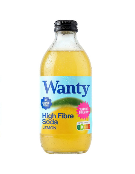 NAPÓJ MUSUJĄCY LIMONKA - CYTRYNA BEZGLUTENOWY 330 ml - WANTY (FYK)