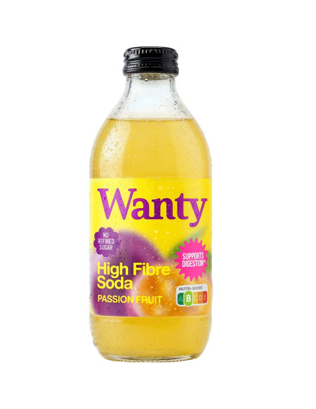NAPÓJ MUSUJĄCY MARAKUJA - LIMONKA BEZGLUTENOWY 330 ml - WANTY (FYK)