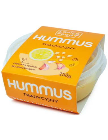 HUMMUS TRADYCYJNY 200 g - LAVICA FOOD