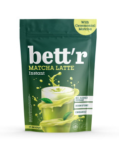 MATCHA LATTE BEZ DODATKU CUKRÓW BIO 200 g - BETT'R