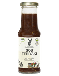 SOS SOJOWY SŁODKI TERIYAKI BEZGLUTENOWY BIO 210 ml - SANCHON