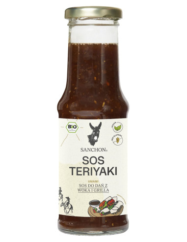 SOS SOJOWY SŁODKI TERIYAKI BEZGLUTENOWY BIO 210 ml - SANCHON