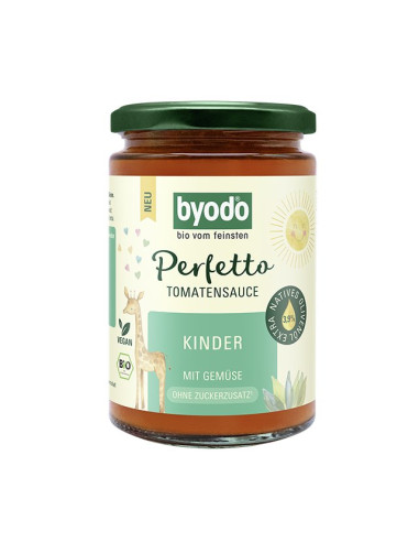 SOS POMIDOROWY Z WARZYWAMI DLA DZIECI BIO 340 ml - BYODO