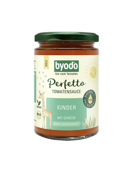 SOS POMIDOROWY Z WARZYWAMI DLA DZIECI BIO 340 ml - BYODO