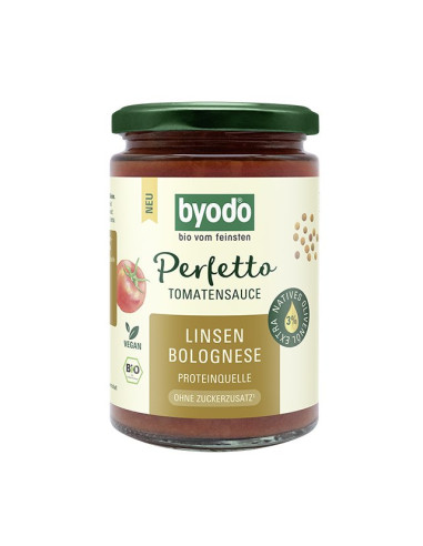 SOS POMIDOROWY BOLOŃSKI Z SOCZEWICĄ BIO 340 ml - BYODO