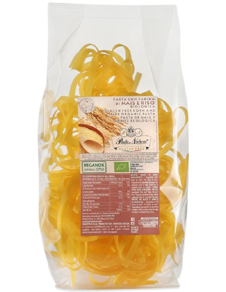 MAKARON (KUKURYDZIANO - RYŻOWY) TAGLIATELLE BEZGLUTENOWY BIO 250 g - PASTA NATURA