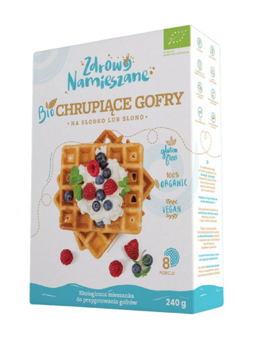 MIESZANKA NA GOFRY BEZGLUTENOWA BIO 240 g - ZDROWO NAMIESZANE