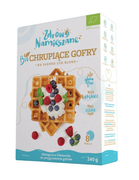 MIESZANKA NA GOFRY BEZGLUTENOWA BIO 240 g - ZDROWO NAMIESZANE