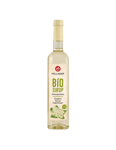 SYROP O SMAKU KWIATÓW CZARNEGO BZU BIO 500 ml - HOLLINGER