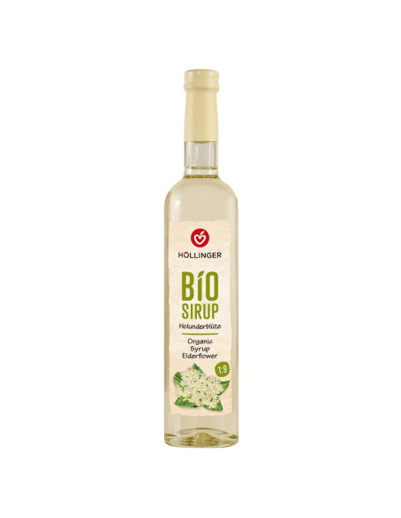 SYROP O SMAKU KWIATÓW CZARNEGO BZU BIO 500 ml - HOLLINGER