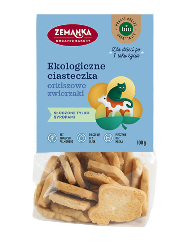 CIASTKA ORKISZOWE ZWIERZĘTA BIO 100 g - ZEMANKA