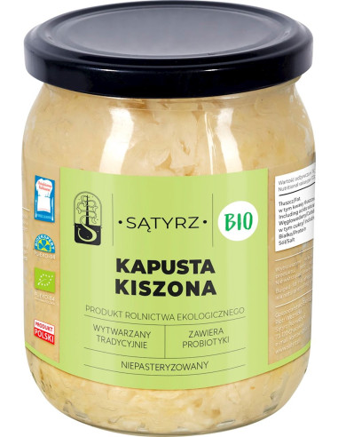 KAPUSTA KISZONA BIO 450 g  - SĄTYRZ