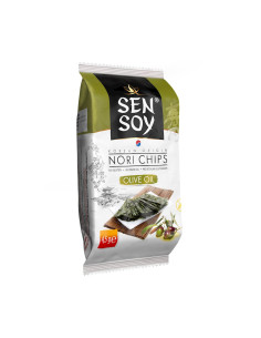 CHIPSY NORI Z OLIWĄ Z OLIWEK BEZGLUTENOWE 4,5 g - SEN SOY