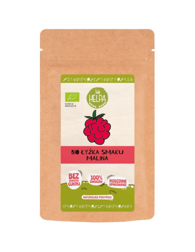 ŁYŻKA SMAKU MALINA (LIOFILIZOWANA SPROSZKOWANA MALINA) BIO 40 g - HELPA