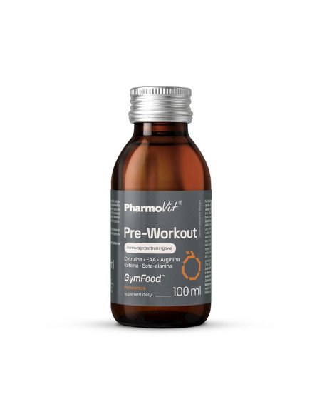 SHOT PRE-WORKOUT POMARAŃCZOWY 100 ml - PHARMOVIT (GYM FOOD)