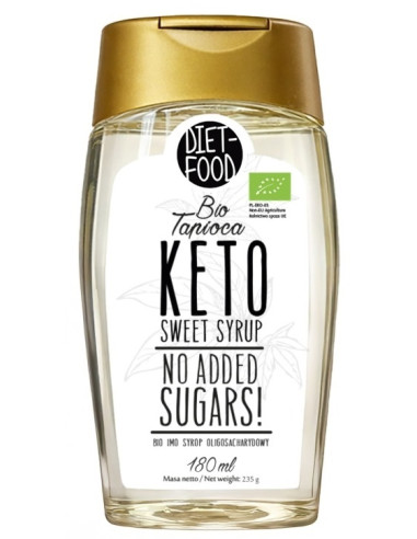 SYROP Z TAPIOKI KETO BEZGLUTENOWY BIO 180 ml - DIET-FOOD