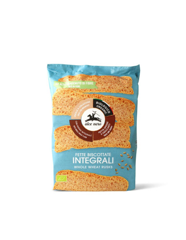 SUCHARKI PEŁNOZIARNISTE BIO 120 g - ALCE NERO