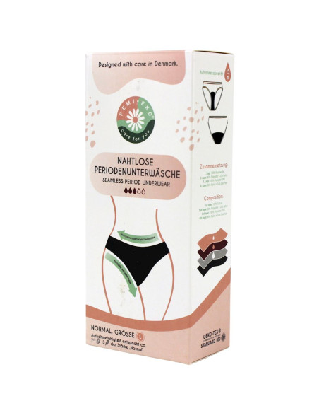 MAJTKI MENSTRUACYJNE BEZSZWOWE ROZMIAR L - FEMI.EKO