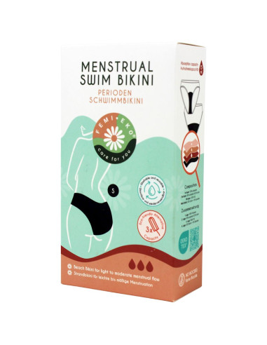 MAJTKI KĄPIELOWE MENSTRUACYJNE MODEL MAJA ROZMIAR S - FEMI.EKO