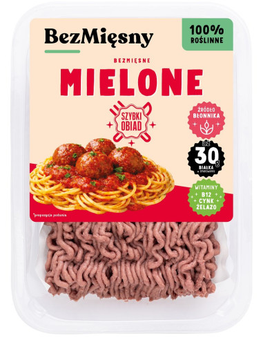 MIĘSO MIELONE ROŚLINNE 200 g - BEZMIĘSNY