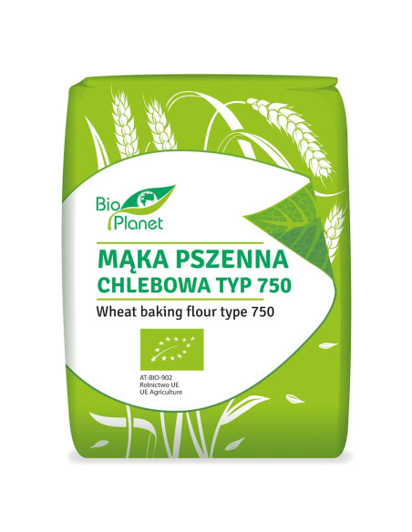 MĄKA PSZENNA CHLEBOWA TYP 750 BIO 1 kg - BIO PLANET