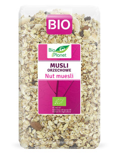 MUSLI ORZECHOWE BIO 600 g - BIO PLANET