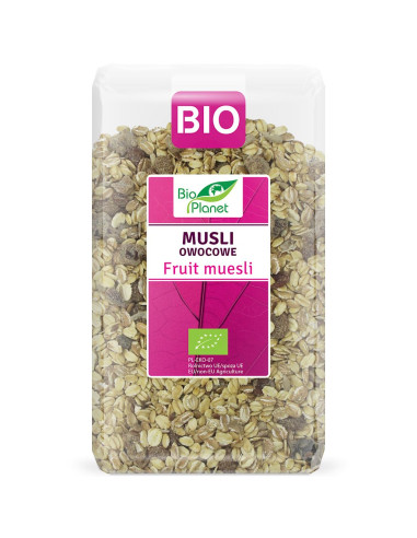 MUSLI OWOCOWE BIO 600 g - BIO PLANET