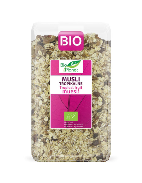 MUSLI TROPIKALNE BIO 600 g - BIO PLANET