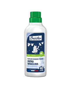PŁYN DO ZMIĘKCZANIA TKANIN DLA SKÓRY WRAŻLIWEJ 750 ml (40 PRAŃ) - BRIOCHIN