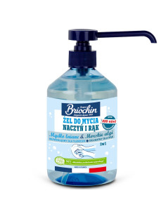 ŻEL DO MYCIA NACZYŃ I RĄK NA BAZIE MYDŁA LNIANEGO I ALG MORSKICH ECO 500 ml - BRIOCHIN