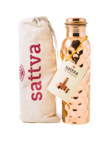 BUTELKA MIEDZIANA DIAMOND 650 ml - SATTVA (AYURVEDA)