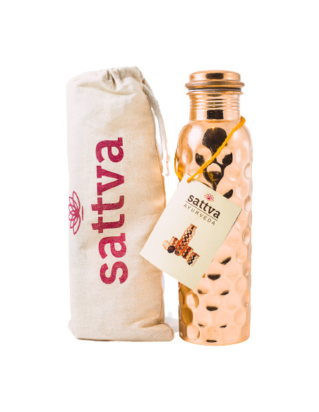BUTELKA MIEDZIANA DIAMOND 650 ml - SATTVA (AYURVEDA)