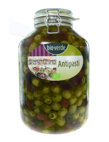 OLIWKI MIX BEZ PESTEK BIO 4,55 kg (SŁOIK) - BIO-VERDE