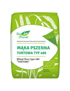 MĄKA PSZENNA TORTOWA TYP 480 BIO 1 kg - BIO PLANET