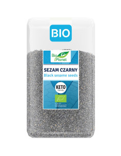 SEZAM CZARNY NIEŁUSKANY BIO 1 kg - BIO PLANET