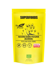 NASIONA BABKI PŁESZNIK (BŁONNIK) BIO 250 g - BIO PLANET SUPERFOODS