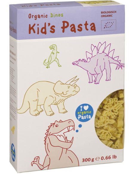 MAKARON (SEMOLINOWY) DLA DZIECI DINOZAURY BIO 300 g - ALB-GOLD (KID'S PASTA)